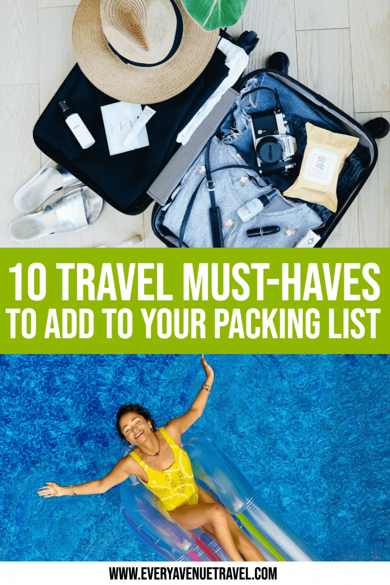 10 Easy Travel Must-haves To Add To Your Packing List