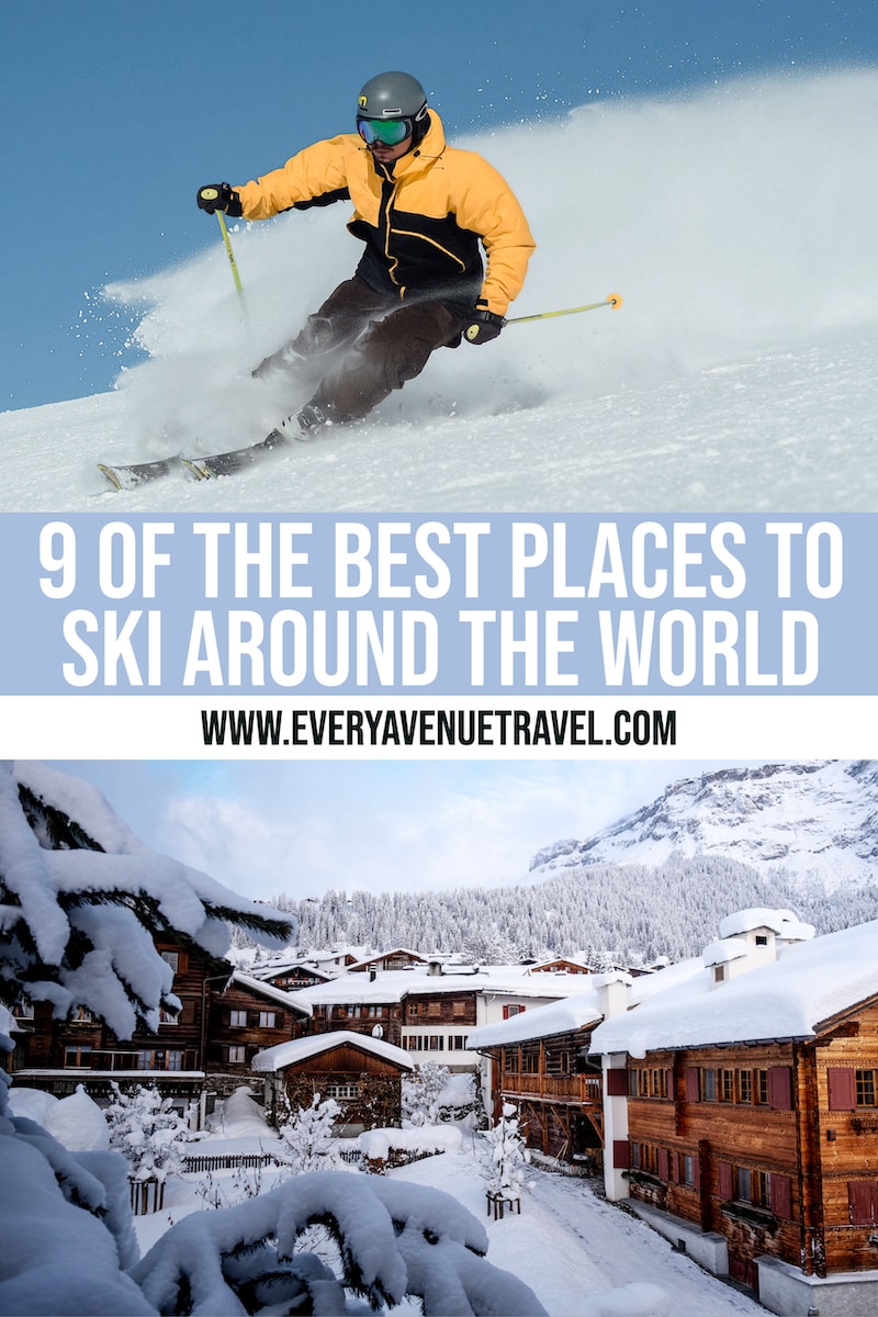 9 Of The Best Places To Ski Around The World ⋆ Every Avenue Travel