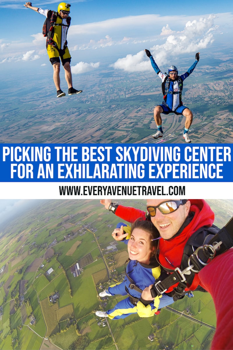 every avenue travel skydiving center